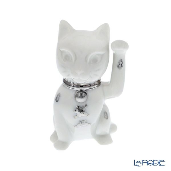 リヤドロ 招き猫 ホワイト 09283