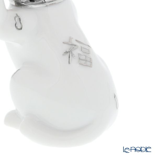 リヤドロ 招き猫 ホワイト 09283