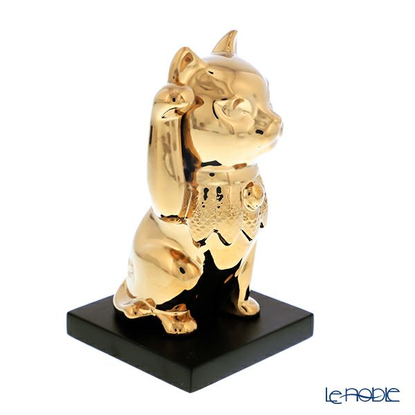 リヤドロ 招き猫 ゴールド 9305