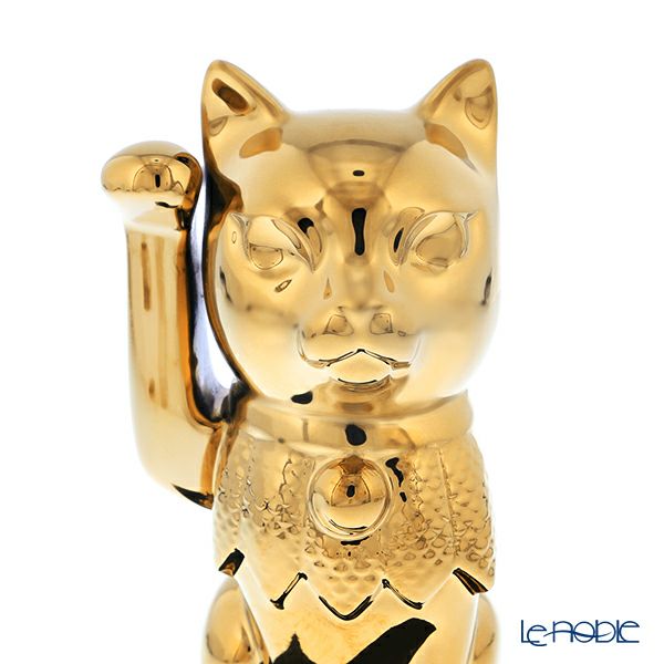 リヤドロ 招き猫 ゴールド 9305