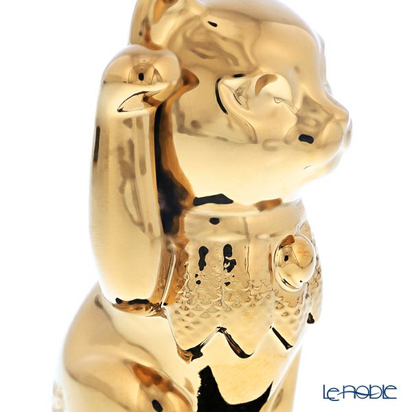 リヤドロ 招き猫 ゴールド 9305