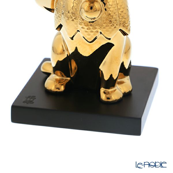 リヤドロ 招き猫 ゴールド 9305