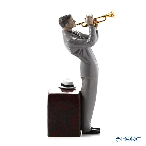 リヤドロ ジャズ トランペッター 09329（33×17cm）
