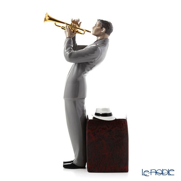 リヤドロ ジャズ トランペッター 09329（33×17cm）