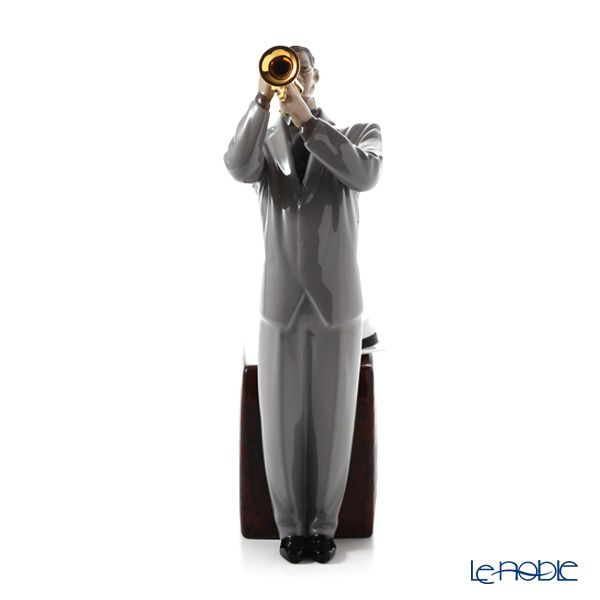 リヤドロ ジャズ トランペッター 09329（33×17cm）