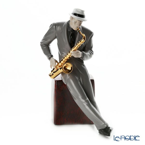 リヤドロ ジャズ サクフォニスト 09330（29×23cm）