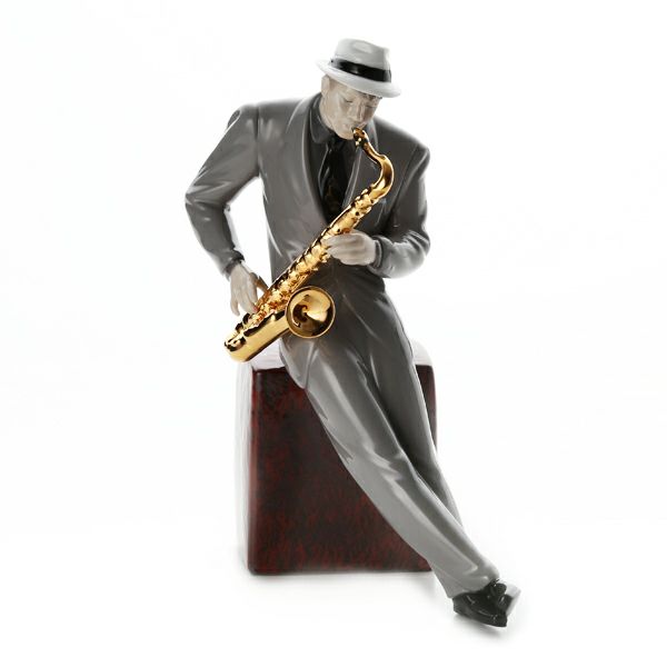 リヤドロ ジャズ サクフォニスト 09330（29×23cm）