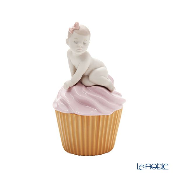 リヤドロ マイスウィート カップケーキ（Girl） 09445 14×8cm