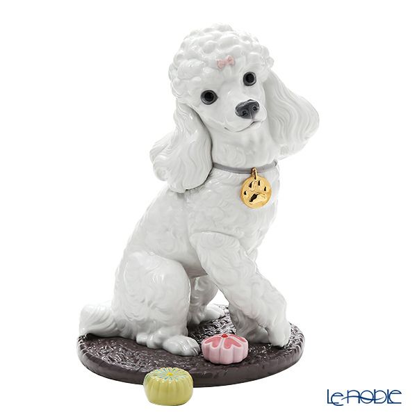 リヤドロ プードルのお茶会 09472 33×22cm