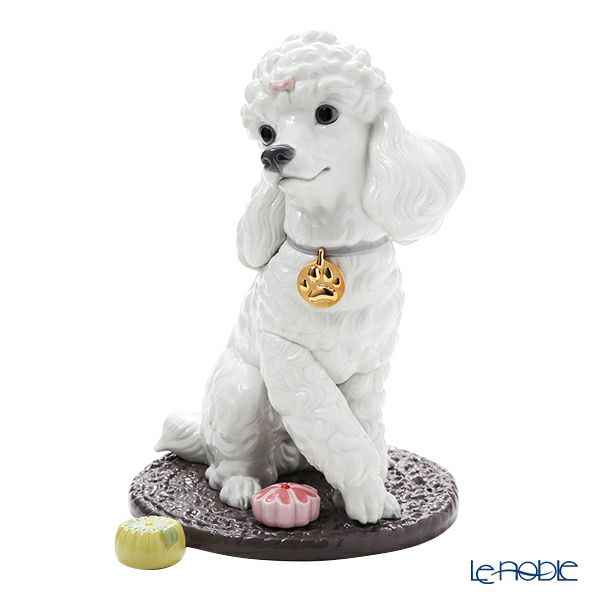 リヤドロ プードルのお茶会 09472 33×22cm