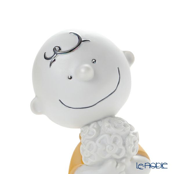 リヤドロ ピーナッツ -PEANUTS- コミック生誕70周年記念 チャーリー ブラウン 09491（22×10cm） 艶消しマット仕上げ
