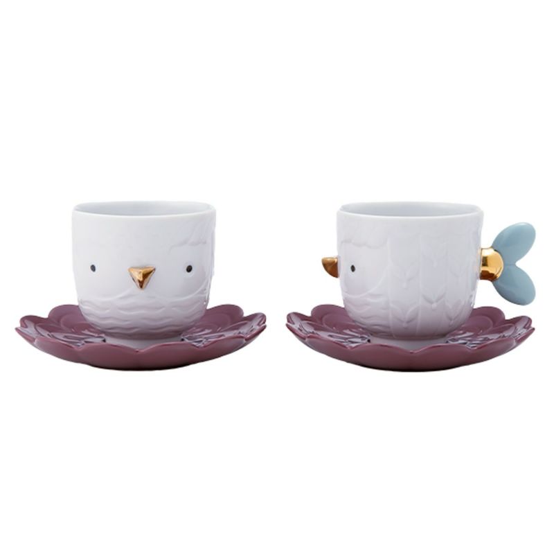 リヤドロ カフキ カップ＆ソーサー 160ml 2客セット 09661