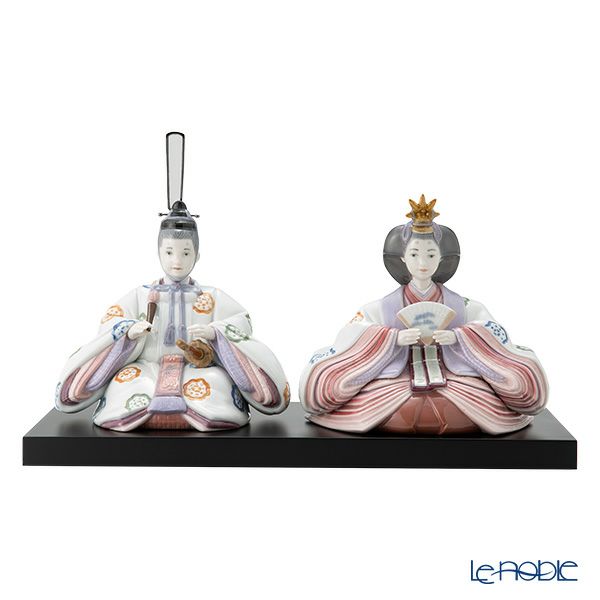 リヤドロ 雛人形（花文様） LE500 09671 世界限定生産500点