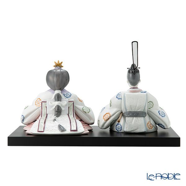 リヤドロ 雛人形（花文様） LE500 09671 世界限定生産500点