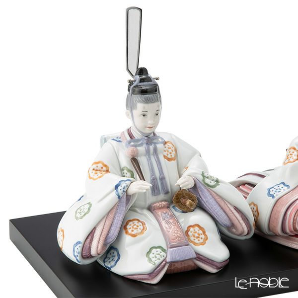リヤドロ 雛人形（花文様） LE500 09671 世界限定生産500点
