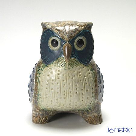 リヤドロ 福を呼ぶ鳥（大・Gray） 12532