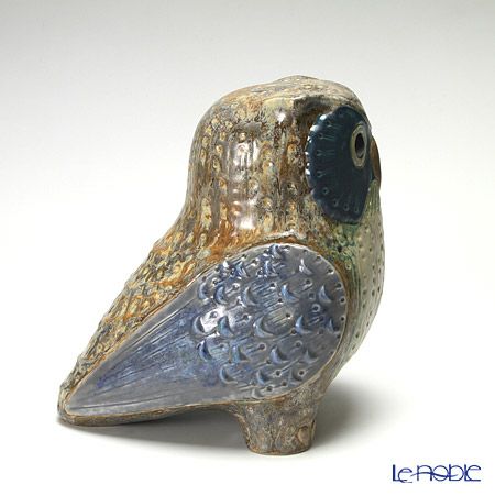 リヤドロ 福を呼ぶ鳥（大・Gray） 12532