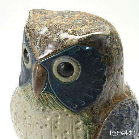 リヤドロ 福を呼ぶ鳥（大・Gray） 12532