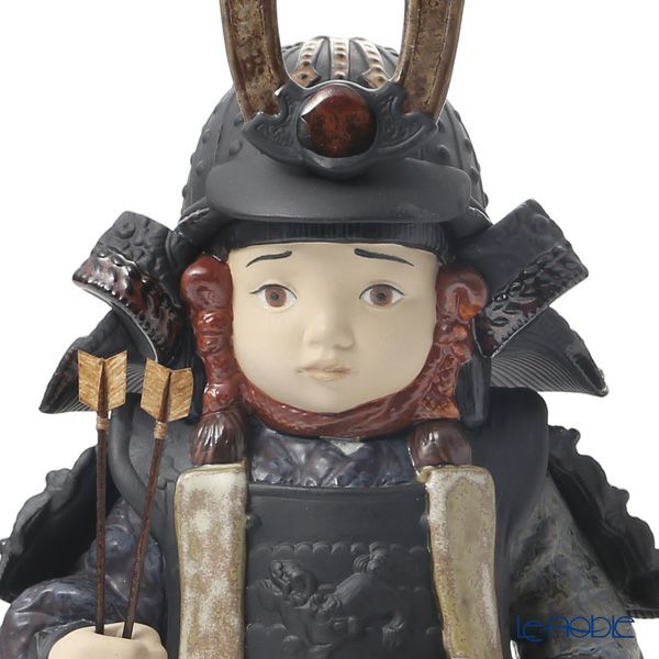 リヤドロ 若武者（陣羽織） 12559 35×20cm 固定台座付