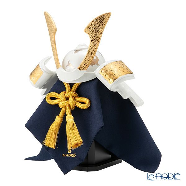 リヤドロ 兜 鯉 13052 35×27×22cm 木製台座・袱紗付