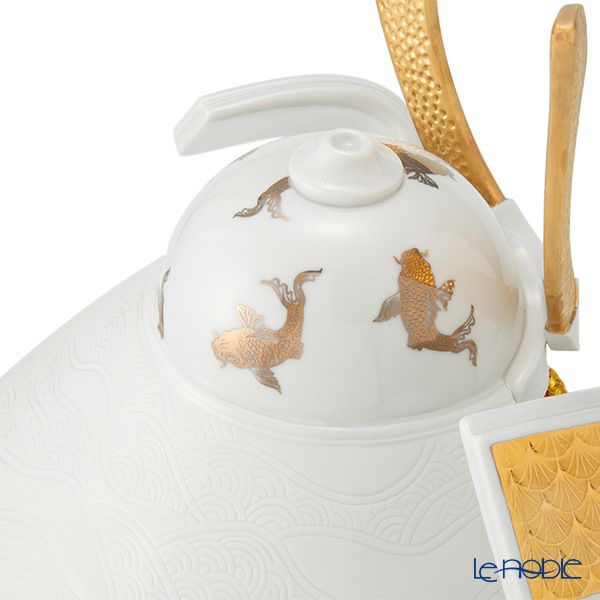 リヤドロ 兜 鯉 13052 35×27×22cm 木製台座・袱紗付