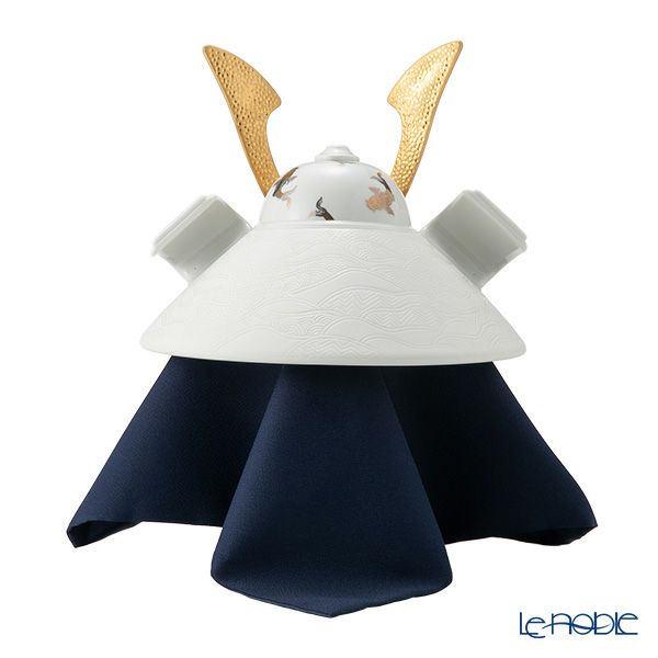 リヤドロ 兜 鯉 13052 35×27×22cm 木製台座・袱紗付