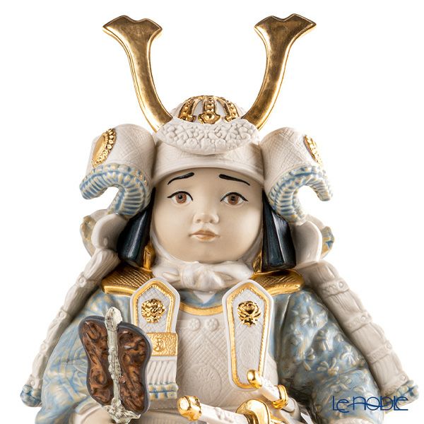 リヤドロ 若武者 （白糸威鎧）マット／金彩 13054 LE500 限定500体