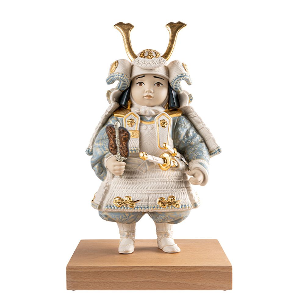 リヤドロ 若武者 （白糸威鎧）マット／金彩 13054 LE500 限定500体