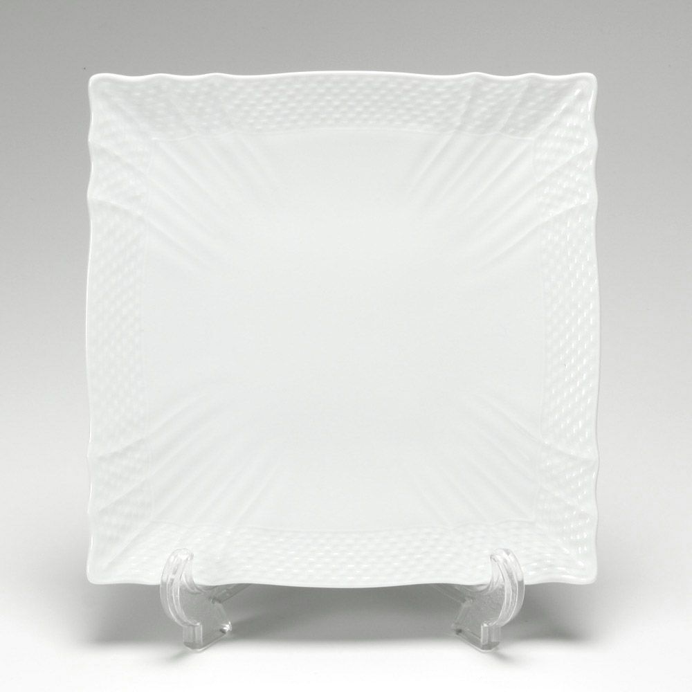 ジノリ1735／リチャード ジノリ（GINORI 1735／Richard Ginori） ベッキオホワイト スクエアプレート 22×22cm