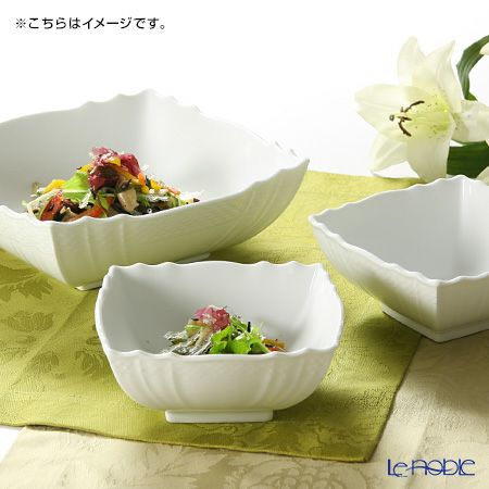 ジノリ1735／リチャード ジノリ（GINORI 1735／Richard Ginori） ベッキオホワイト スクエアボウル（S） 13cm