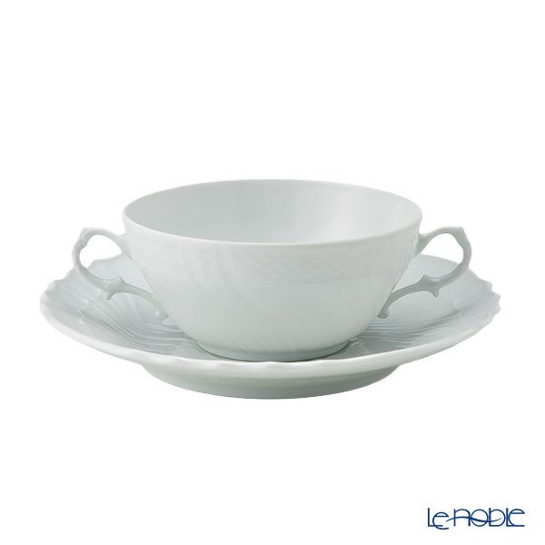 ジノリ1735／リチャード ジノリ（GINORI 1735／Richard Ginori） ベッキオホワイト スープカップ＆ソーサー 300ml