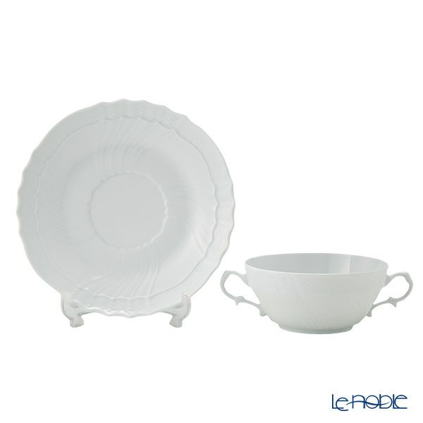 ジノリ1735／リチャード ジノリ（GINORI 1735／Richard Ginori） ベッキオホワイト スープカップ＆ソーサー 300ml