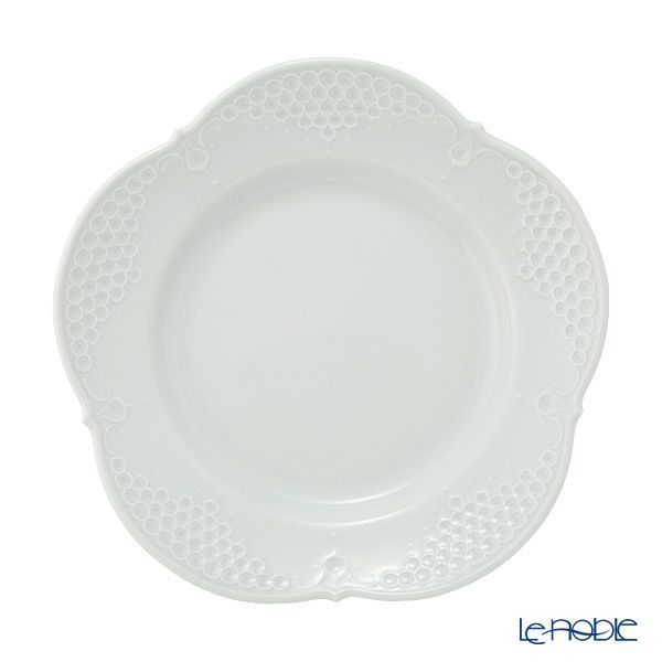 マイセン（Meissen） ホワイトレリーフ 000001／26472 プレート 21cm