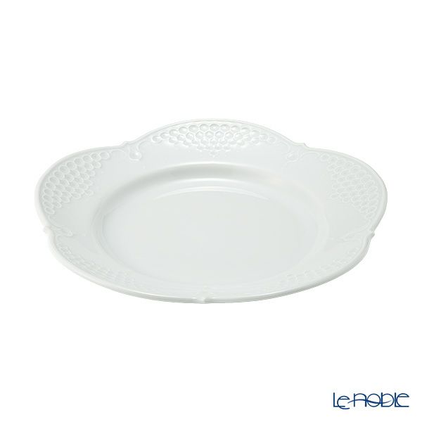 マイセン（Meissen） ホワイトレリーフ 000001／26472 プレート 21cm