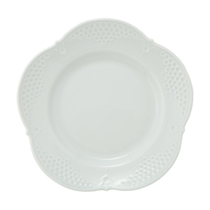 マイセン（Meissen） ホワイトレリーフ 000001／26472 プレート 21cm