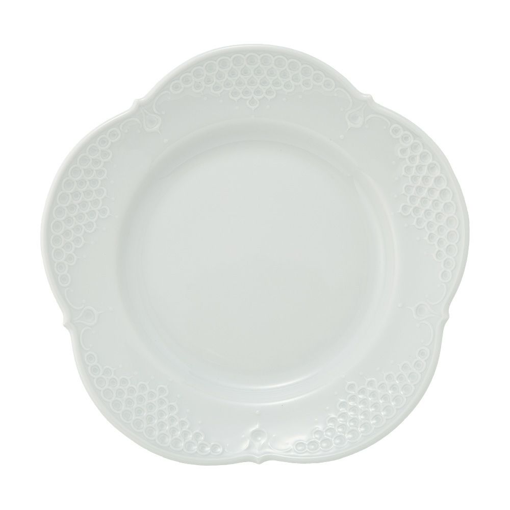 マイセン（Meissen） ホワイトレリーフ 000001／26472 プレート 21cm