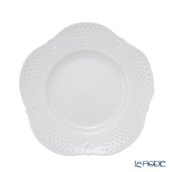 マイセン（Meissen） ホワイトレリーフ 000001／26501 プレート 19cm