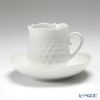 マイセン（Meissen） ホワイトレリーフ 000001／26582 コーヒーカップ＆ソーサー 150ml