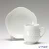 マイセン（Meissen） ホワイトレリーフ 000001／26582 コーヒーカップ＆ソーサー 150ml