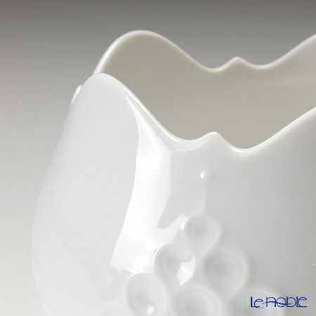 マイセン（Meissen） ホワイトレリーフ 000001／26812 シュガーボウル 高さ7cm／直径9cm