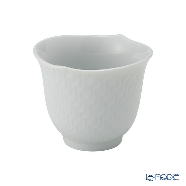 マイセン（Meissen） 波の戯れホワイト 000001／29190 湯のみ 6.5cm