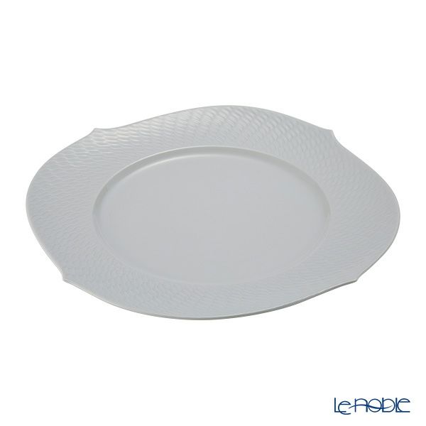 マイセン（Meissen） 波の戯れホワイト 000001／29478 サービスプレート 32.5cm