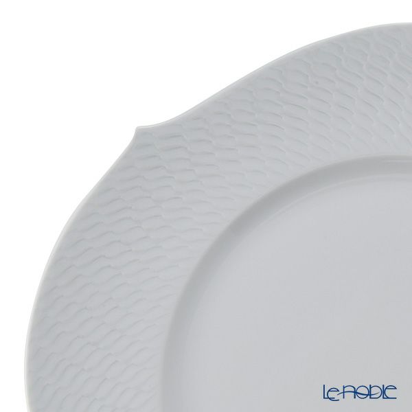 マイセン（Meissen） 波の戯れホワイト 000001／29478 サービスプレート 32.5cm