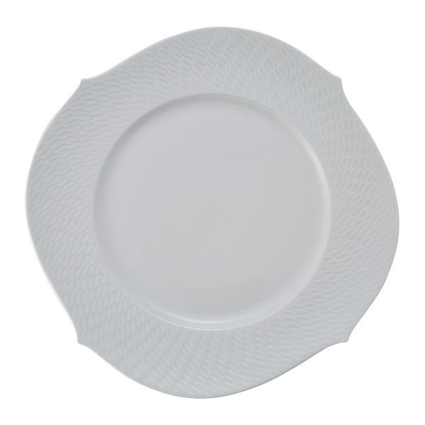 マイセン（Meissen） 波の戯れホワイト 000001／29478 サービスプレート 32.5cm