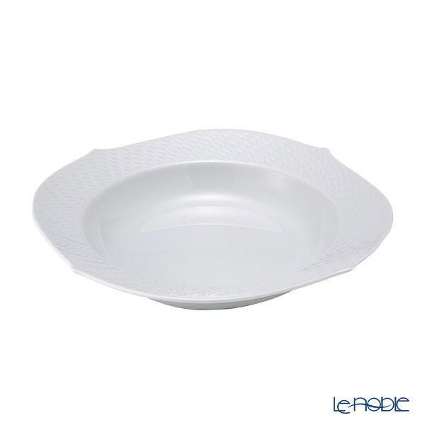 マイセン（Meissen） 波の戯れホワイト 000001／29488 スーププレート 23cm