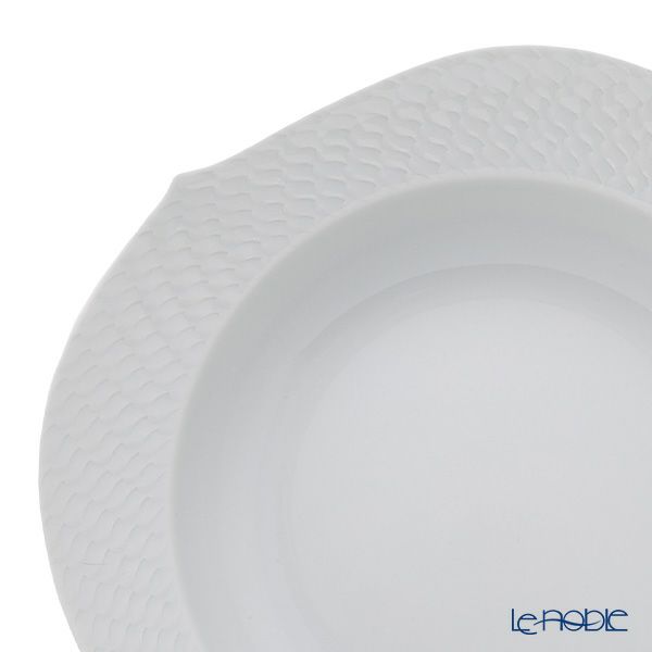 マイセン（Meissen） 波の戯れホワイト 000001／29488 スーププレート 23cm