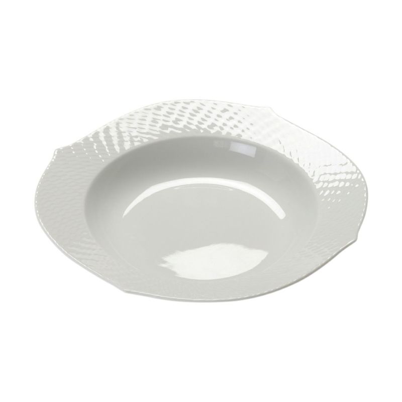 マイセン（Meissen） 波の戯れホワイト 000001／29488 スーププレート 23cm