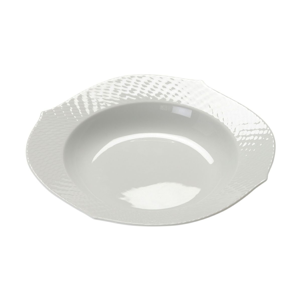 マイセン（Meissen） 波の戯れホワイト 000001／29488 スーププレート 23cm