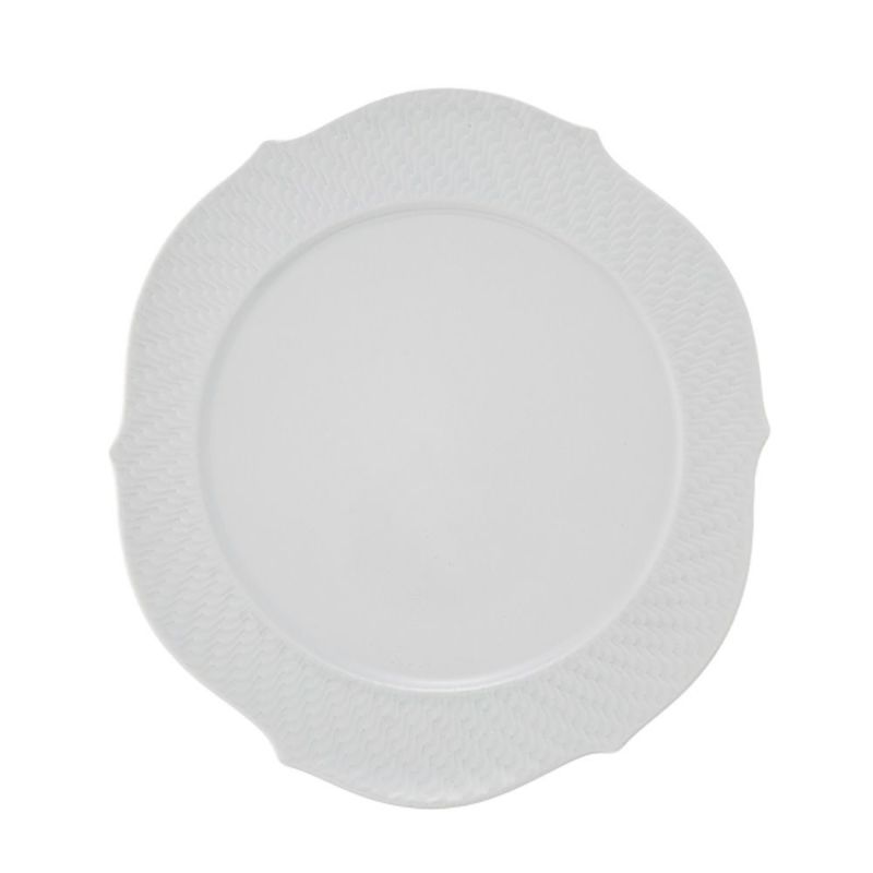 マイセン（Meissen） 波の戯れホワイト 000001／29510 ケーキプラター 26cm