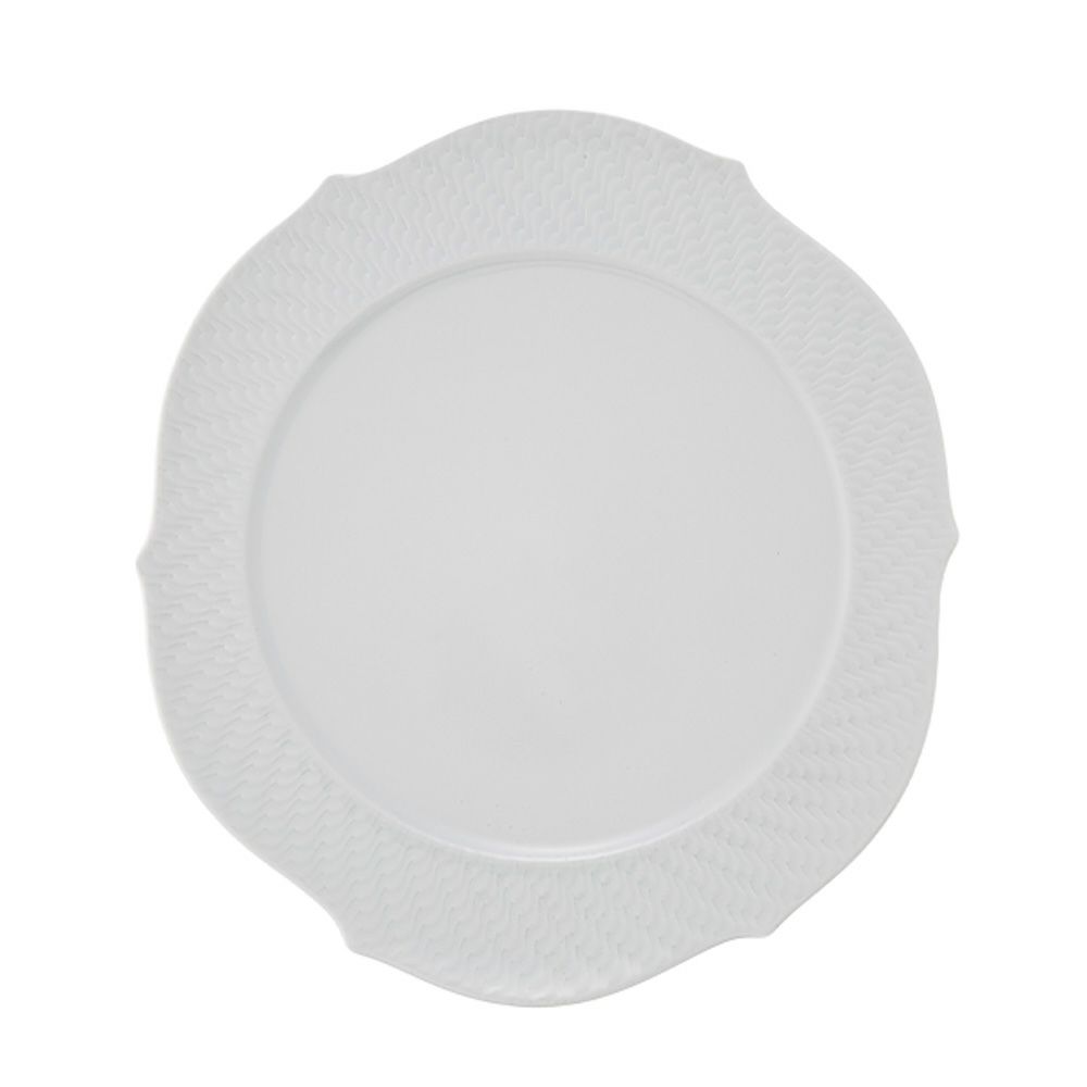 マイセン（Meissen） 波の戯れホワイト 000001／29510 ケーキプラター 26cm